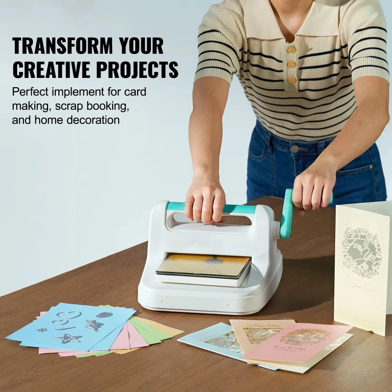 Manuaalinen 6/9-tuuman A5- ja A6-kokoinen stanssaus- ja kohokuviointikone tee-se-itse askartelutyökalut
