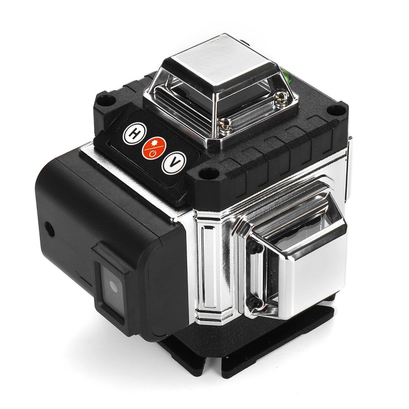 Itsevaaitteleva 4D 16-viivainen 360° vihreä lasertaso mittalaite