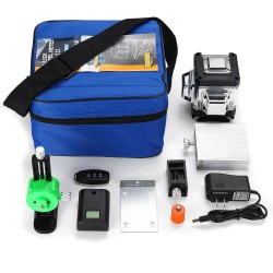 Itsevaaitteleva 4D 16-viivainen 360° vihreä lasertaso mittalaite