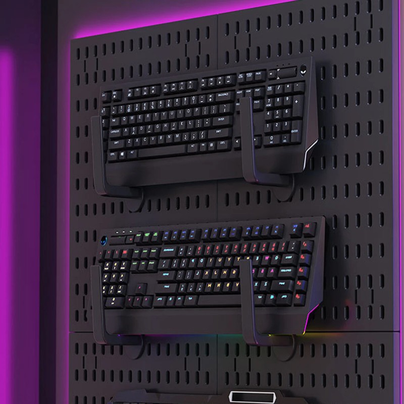 Monikäyttöinen reikätaulusetti 30×30 cm PP-muovia modulaarinen raskaan kuorman säilytys