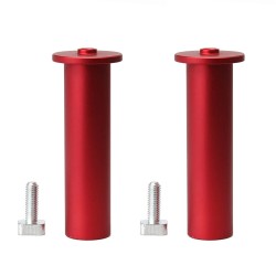 Puuntyöstöpöydän 20 mm:n rajoitinlohko alumiini yksi tai kaksi kappaletta punainen