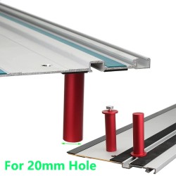 Puuntyöstöpöydän 20 mm:n rajoitinlohko alumiini yksi tai kaksi kappaletta punainen