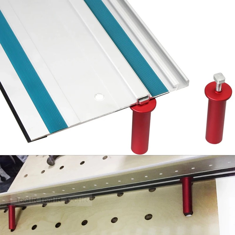 Puuntyöstöpöydän 20 mm:n rajoitinlohko alumiini yksi tai kaksi kappaletta punainen