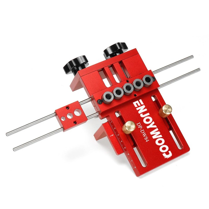 ENJOYWOOD säädettävä alumiiniseos puujigi taskureikä porausohjain huonekaluille