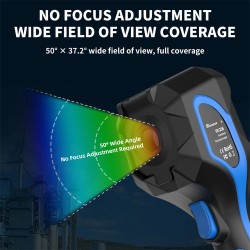 MUSTOOL kädessä pidettävä 256×192 lämpökamera korkean resoluution kaksoislinssi ladattavalla akulla