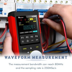 TOOLTOP ET829 OSC kolmitoiminen kannettava 80MHz kaksikanavainen oskilloskooppi tekoälyesikatselu