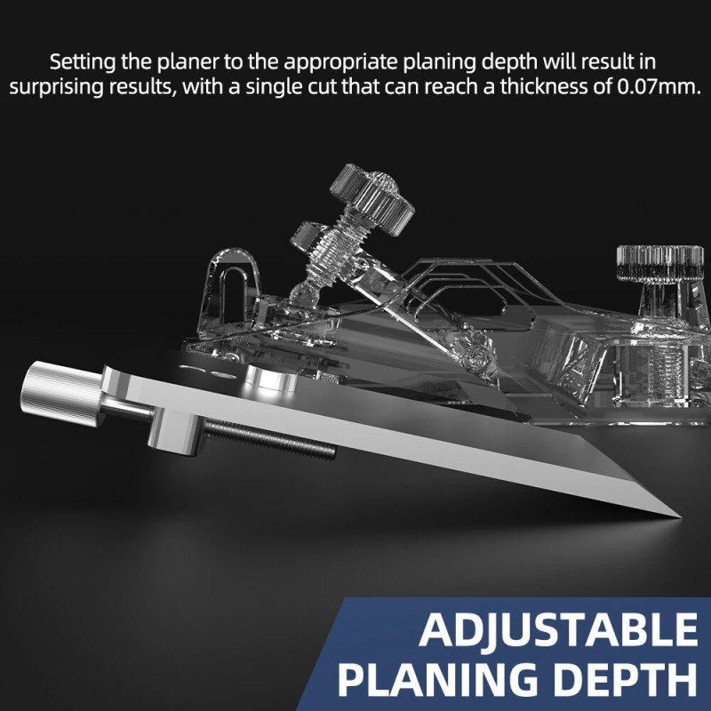 ENJOYWOOD pieni lyhyt tasohöylä alumiiniseoksesta tarkka käsihöylä viisteisiin ja tappeihin