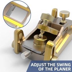 ENJOYWOOD pieni lyhyt tasohöylä alumiiniseoksesta tarkka käsihöylä viisteisiin ja tappeihin