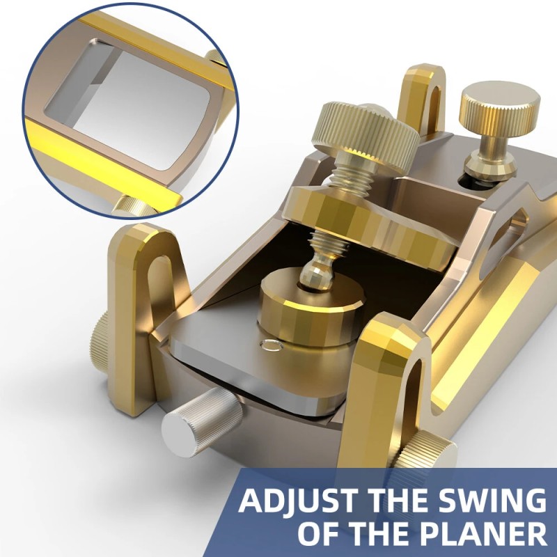 ENJOYWOOD pieni lyhyt tasohöylä alumiiniseoksesta tarkka käsihöylä viisteisiin ja tappeihin