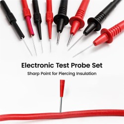 KAIWEETS KET05 pinottava vaihdettava yleismittarin johtosarja 23-osainen herkkä tarkka PVC-eristys 15A 600V