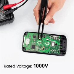 KAIWEETS KET05 pinottava vaihdettava yleismittarin johtosarja 23-osainen herkkä tarkka PVC-eristys 15A 600V