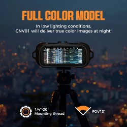 CIGMAN CNV01 4K-yönäkökiikarit 600 metrin kantama 3,99 tuuman näyttö 5-kertainen digitaalinen suurennos infrapunavalo