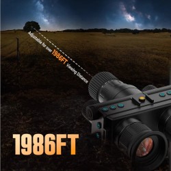 CIGMAN X1 PRO monokulaari yönäkö 40 megapikselin 4K-tallennus 5x optinen 600 metrin OLED IP54