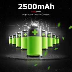 Sähköinen laatoituskone 2500 mAh akulla kaksi akkua ja kymmenen vaihdetta seinälaatoille