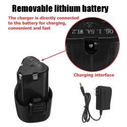 Sähköinen laatoituskone 2500 mAh akulla kaksi akkua ja kymmenen vaihdetta seinälaatoille