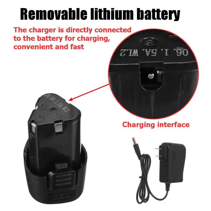 Sähköinen laatoituskone 2500 mAh akulla kaksi akkua ja kymmenen vaihdetta seinälaatoille