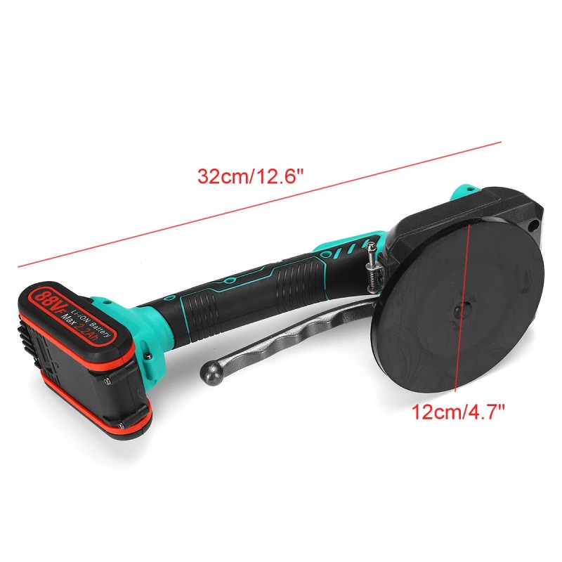 Laatoituskone 18 V 6-nopeuksinen tärinällä ja imulla led-valolla 120x120 cm keraamisille laatoille 2 akkua mukana