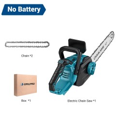 DRILLPRO 12-tuumainen harjaton akkukäyttöinen moottorisaha 1200 watin kevyt kannettava LCD-näyttö Makita-yhteensopiva