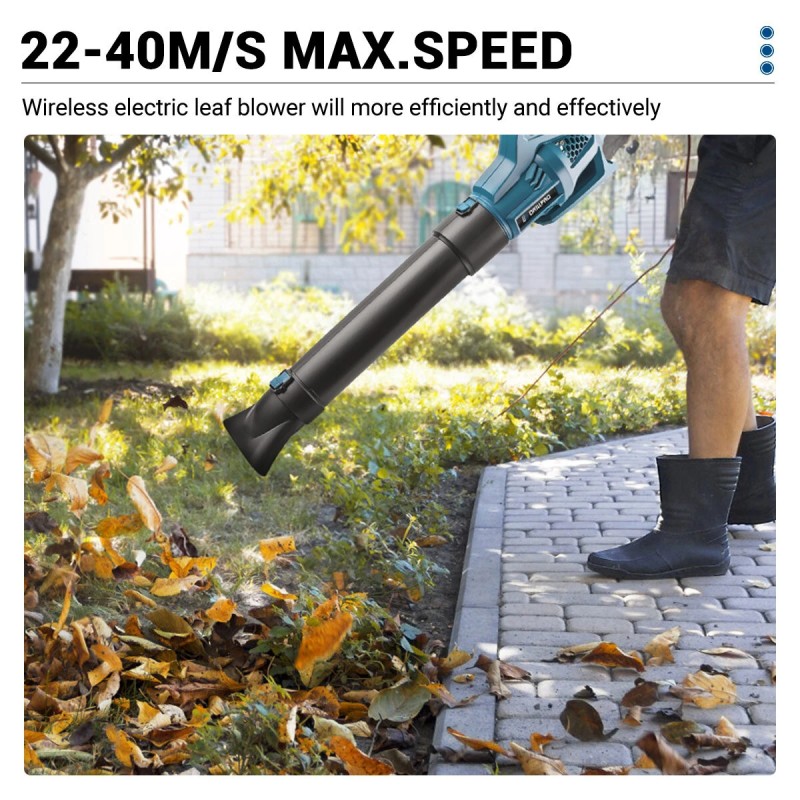 Drillpro harjaton ilmapuhallin 6 nopeustasoa suuri ilmavirta kevyt ergonominen