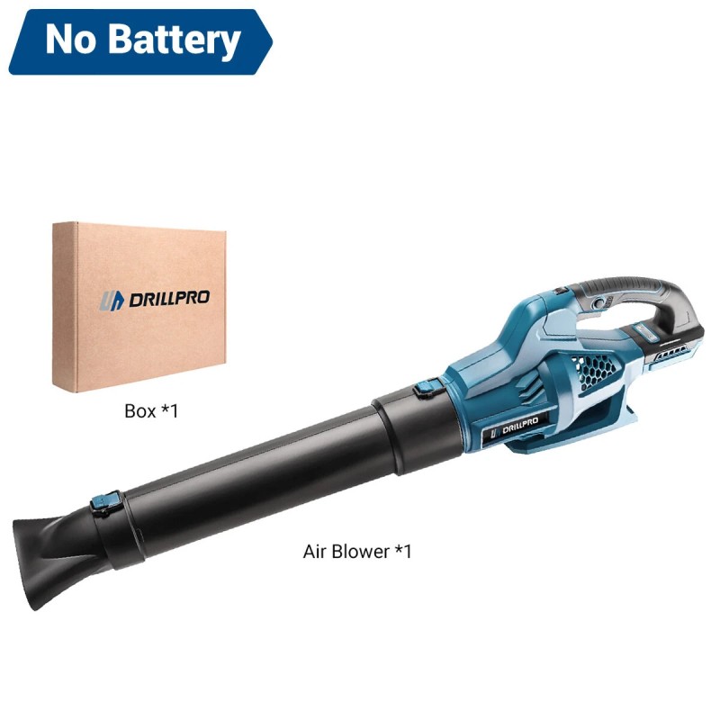 Drillpro harjaton ilmapuhallin 6 nopeustasoa suuri ilmavirta kevyt ergonominen