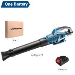 Drillpro harjaton ilmapuhallin 6 nopeustasoa suuri ilmavirta kevyt ergonominen