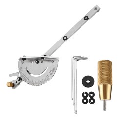 Wnew päivitetty messinkikahvainen jiirimittari pöytäsahalle ja jyrsinpöydälle sopiva