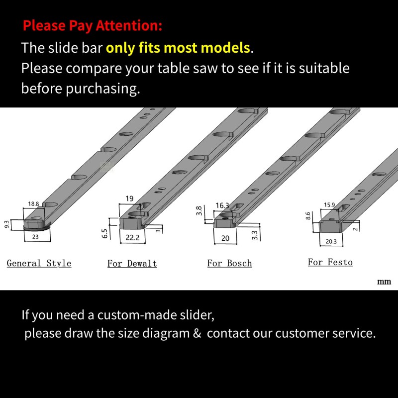Jiirisahausmittari HONGDUI sopii Bosch Festool Dewalt U/T-tyyppisille kiskoille mukautettava 140 astetta