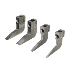 HONGDUI vaihdeteräsarja KM-17 puuntyöstöjyrsimelle neljä kovametalliterää eri kokoja