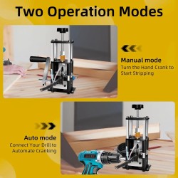 Johdonkuorintakone 0,03–1 tuumaa porakone käsikampi säädettävät kovametalliterät kannettava teräsrunko