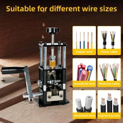 Johdonkuorintakone 0,03–1 tuumaa porakone käsikampi säädettävät kovametalliterät kannettava teräsrunko