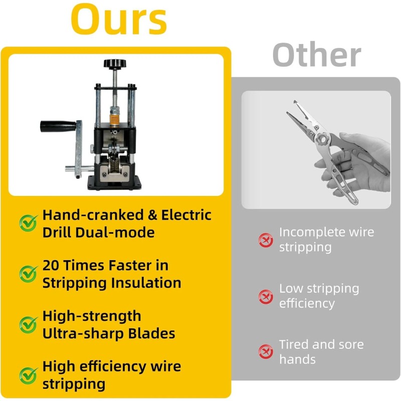 Johdonkuorintakone 0,03–1 tuumaa porakone käsikampi säädettävät kovametalliterät kannettava teräsrunko