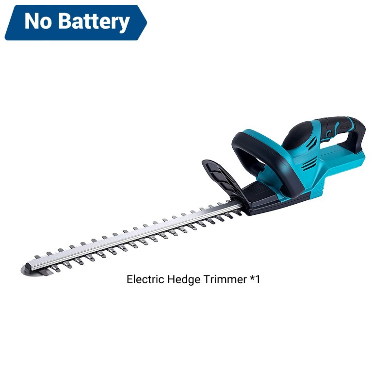 Drillpro sähköinen pensasleikkuri akkukäyttöinen 18V 2000W 15000 kierr./min 510mm SK5-terä säädettävä leikkuupää