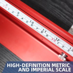 ENJOYWOOD jyrsinpöydän aita säädettävällä lastunpoistolla sopii 19–38 mm paksuisille pöydille