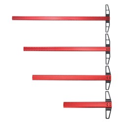 ENJOYWOOD T1 päivitetty puuntyöstön tarkka t-viivain reiän paikannukseen 600/800/1000 mm