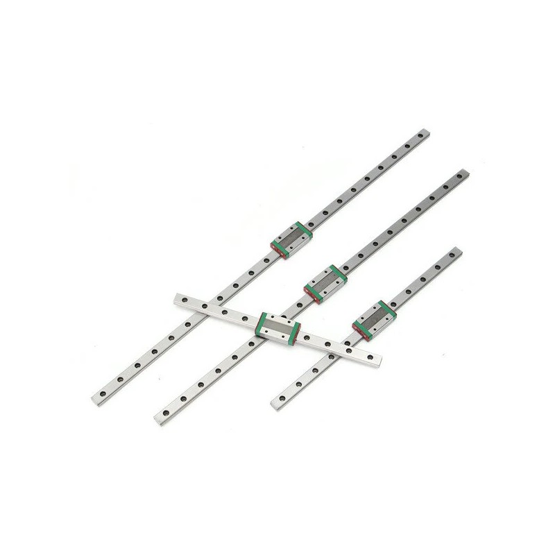 Drillpro MGN12 lineaarikisko 100-1000 mm ohjain MGN12H liukuva lohko CNC-osat