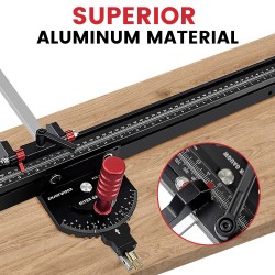 ENJOYWOOD M1 Pro kulmamittari pidennetyllä aidalla pöytäsahalle tarkka alumiinirakenteinen