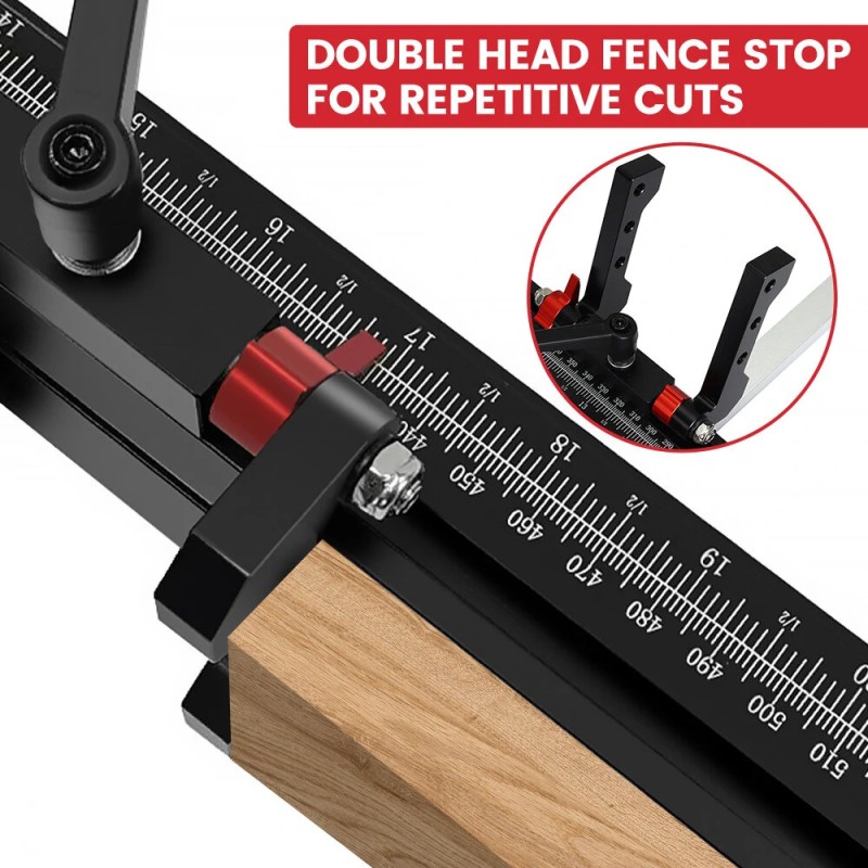 ENJOYWOOD M1 Pro kulmamittari pidennetyllä aidalla pöytäsahalle tarkka alumiinirakenteinen