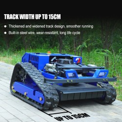 Kauko-ohjattava ruohonleikkuri AWY-550 550 mm leikkuuleveys Loncin 224 cm3 moottorilla 45° nousukyky