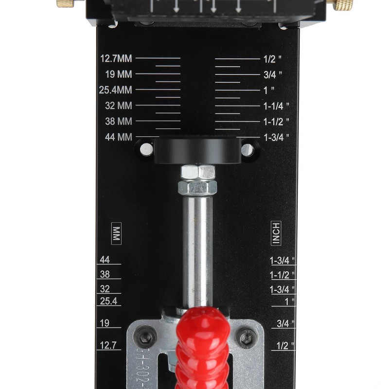 ENJOYWOOD XK4 taskureikäjigi sarja alumiiniseoksesta valmistettu säädettävä puuntyöstön porausopas kulmareikiin poranterällä