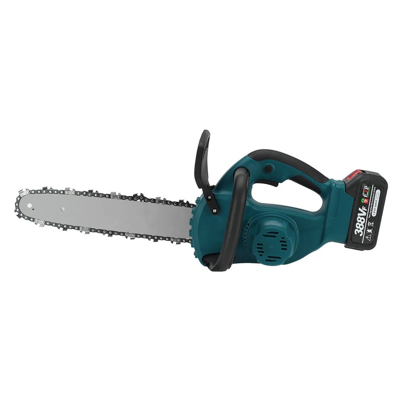 VIOLEWORKS 5000 wattia 10 tuuman kannettava ladattava harjaton sähköketjusaha sisältää yhden akun EU-pistoke