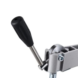 T-puristin pöytäsirkkeliin manuaalinen puutyökiinnike liukupöydälle mukautuva kumilevy