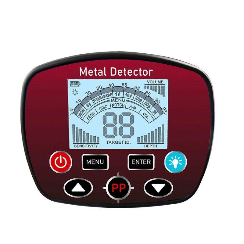 Professional MD-940B metallinilmaisin IP68 vedenpitävä 10 tuuman hakukela DSP-siru muistitoiminto