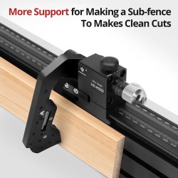 HONGDUI HD-KS22 alumiininen jatkettu jiirisahausvaste jiirisahauspöytään ja jyrsinpöytään