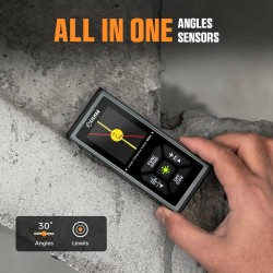 CIGMAN CD-60G kaksisuuntainen vihreä lasermittalaite 120 metrin korkean tarkkuuden 2,4 tuuman näytöllä