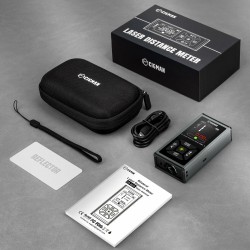 CIGMAN CD-60G kaksisuuntainen vihreä lasermittalaite 120 metrin korkean tarkkuuden 2,4 tuuman näytöllä