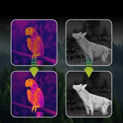 TOOLTOP M7 lämpökamera 256x192 10 mm yövisio Android-yhteensopiva manuaalitarkennus pitkän kantaman havaitseva