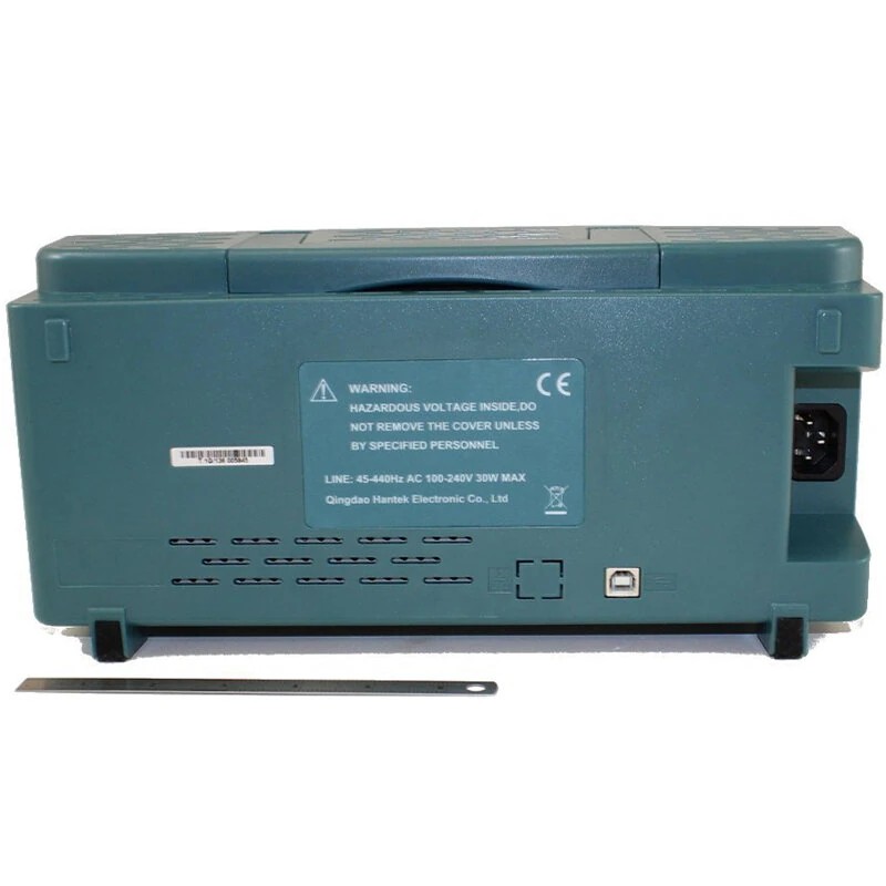 Hantek DSO5202P digitaalinen oskilloskooppi 200MHz 1GSa/s kaksikanavainen 7-tuuman värinäyttö USB-liitäntä FFT-analyysi