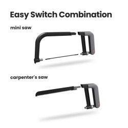 JIMIHOME X1-G 15-osainen monitoimisahasetti kannettavalla säilytyslaatikolla puulle ja keramiikalle