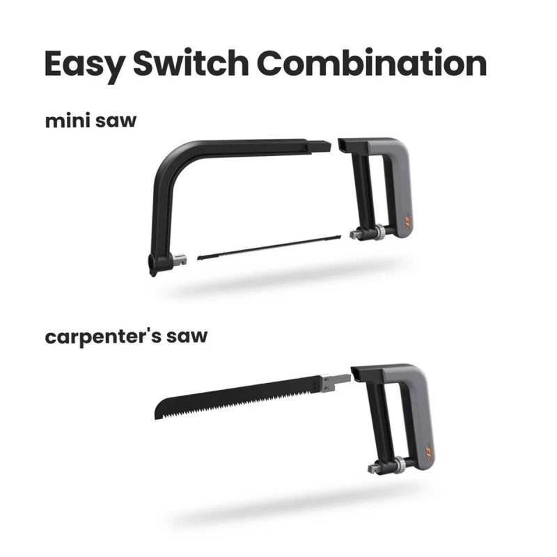 JIMIHOME X1-G 15-osainen monitoimisahasetti kannettavalla säilytyslaatikolla puulle ja keramiikalle