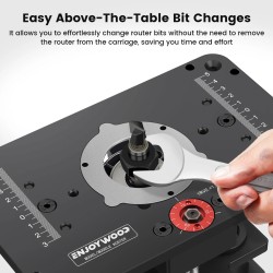 ENJOYWOOD GD7 PRO jyrsinnostin nostolaite 65/69 mm puujyrsimelle jyrsinpöydälle